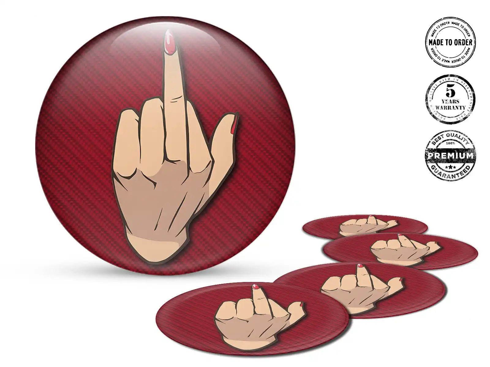 Sticker dome Premium Edition Drift Labels for Cars